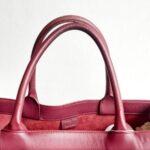 C.Dior Book Tote Medium Maroon Calfskin Bag #RYRU-3 - Image 21