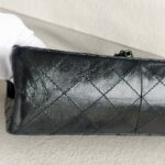 Chanel 2.55 Large Double Flap Black Aged Calfskin with Black Hardware #RYKT-1 - Image 12