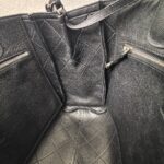 Chanel 2Way-bag Black Grained Calfskin with Silver Hardware #RSEK-1 - Image 29