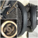 Chanel 2Way-bag Black Grained Calfskin with Silver Hardware #RSEK-1 - Image 18