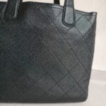 Chanel 2Way-bag Black Grained Calfskin with Silver Hardware #RSEK-1 - Image 6