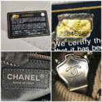 Chanel 2Way-bag Black Grained Calfskin with Silver Hardware #RSEK-1 - Image 21