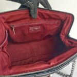 Chanel Bowler Shoulder Bag Black Aged Calfskin with Ruthenium Hardware #RCLO-1 - Image 31