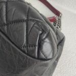 Chanel Bowler Shoulder Bag Black Aged Calfskin with Ruthenium Hardware #RCLO-1 - Image 16