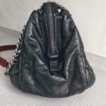 Chanel Bowler Shoulder Bag Black Aged Calfskin with Ruthenium Hardware #RCLO-1 - Image 8