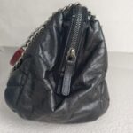 Chanel Bowler Shoulder Bag Black Aged Calfskin with Ruthenium Hardware #RCLO-1 - Image 7