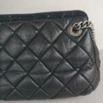 Chanel Bowler Shoulder Bag Black Aged Calfskin with Ruthenium Hardware #RCLO-1 - Image 6