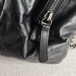 Chanel Bowler Shoulder Bag Black Aged Calfskin with Ruthenium Hardware #RCLO-1 - Image 20