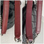 Chanel Bowler Shoulder Bag Black Aged Calfskin with Ruthenium Hardware #RCLO-1 - Image 22