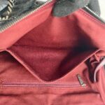 Chanel Bowler Shoulder Bag Black Aged Calfskin with Ruthenium Hardware #RCLO-1 - Image 30