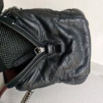 Chanel Bowler Shoulder Bag Black Aged Calfskin with Ruthenium Hardware #RCLO-1 - Image 10