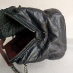 Chanel Bowler Shoulder Bag Black Aged Calfskin with Ruthenium Hardware #RCLO-1 - Image 9