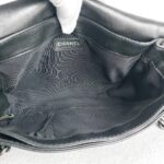 Chanel Boy Quilted Enchained Bag Black Calf Leather with Ruthenium Hardware #RSET-1 - Image 34