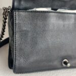 Chanel Boy Quilted Enchained Bag Black Calf Leather with Ruthenium Hardware #RSET-1 - Image 22