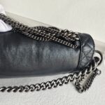 Chanel Boy Quilted Enchained Bag Black Calf Leather with Ruthenium Hardware #RSET-1 - Image 11