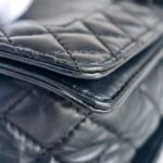 Chanel Boy Quilted Enchained Bag Black Calf Leather with Ruthenium Hardware #RSET-1 - Image 15