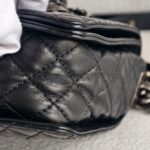 Chanel Boy Quilted Enchained Bag Black Calf Leather with Ruthenium Hardware #RSET-1 - Image 17