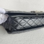 Chanel Boy Quilted Enchained Bag Black Calf Leather with Ruthenium Hardware #RSET-1 - Image 12