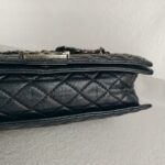 Chanel Boy Quilted Enchained Bag Black Calf Leather with Ruthenium Hardware #RSET-1 - Image 13