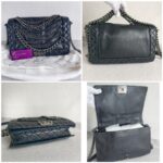 Chanel Boy Quilted Enchained Bag Black Calf Leather with Ruthenium Hardware #RSET-1 - Image 2