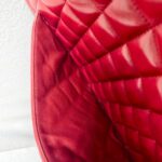 Chanel Classic Maxi Jumbo Double Flap Bag Maroon Lambskin with Silver Hardware #RYUE-1 - Image 42