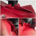 Chanel Classic Maxi Jumbo Double Flap Bag Maroon Lambskin with Silver Hardware #RYUE-1 - Image 47