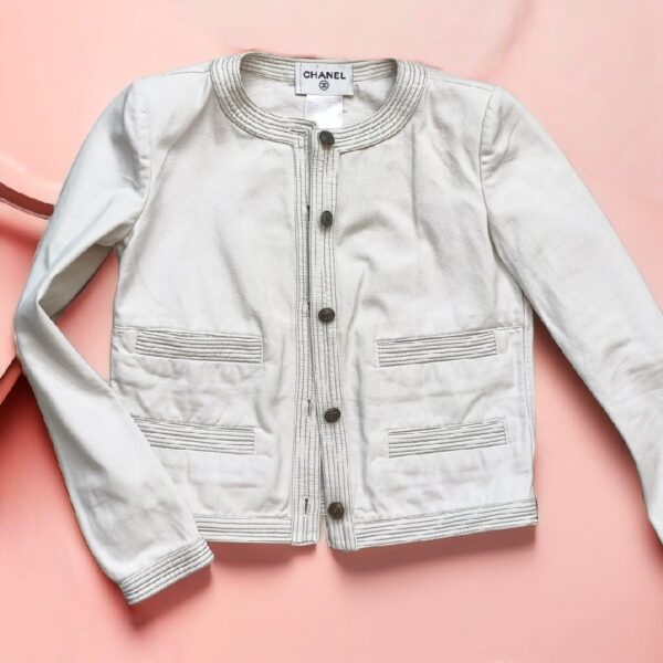 Chanel Denim Top Size 36 #RYSR-24