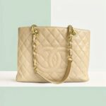 Chanel GST Beige Grained Calfskin with Gold Hardware #RCKY-2