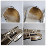 Chanel Slingback Flats Size 37 .5C Shoes #RCRR-7 - Image 8