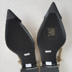 Chanel Slingback Flats Size 37 .5C Shoes #RCRR-7 - Image 11
