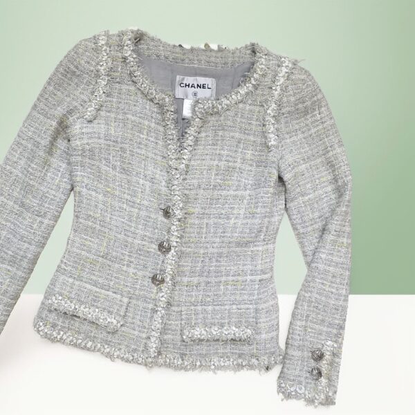 Chanel Tweed Jacket Size34 #RYSR-22