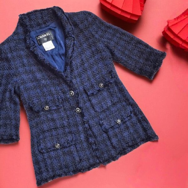 Chanel Tweed Jacket Size36 #RYSR-23