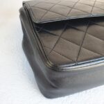 Chanel Vintage Medium Double Flap Black Lambskin with Gold Hardware #RCYT-3 - Image 13