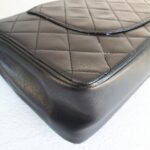 Chanel Vintage Medium Double Flap Black Lambskin with Gold Hardware #RCYT-3 - Image 16