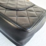 Chanel Vintage Medium Double Flap Black Lambskin with Gold Hardware #RCYT-3 - Image 15