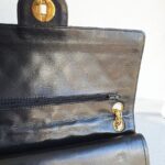 Chanel Vintage Medium Double Flap Black Lambskin with Gold Hardware #RCYT-3 - Image 20