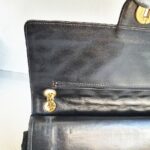 Chanel Vintage Medium Double Flap Black Lambskin with Gold Hardware #RCYT-3 - Image 19