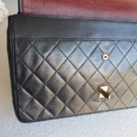 Chanel Vintage Medium Double Flap Black Lambskin with Gold Hardware #RCYT-3 - Image 26