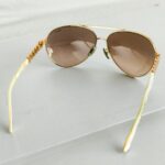 Chopard Sunglasses Gold Metal Frame with Gold Hardware #RSEC-1 - Image 7