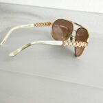Chopard Sunglasses Gold Metal Frame with Gold Hardware #RSEC-1 - Image 8