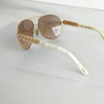 Chopard Sunglasses Gold Metal Frame with Gold Hardware #RSEC-1 - Image 9