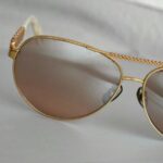 Chopard Sunglasses Gold Metal Frame with Gold Hardware #RSEC-1 - Image 5