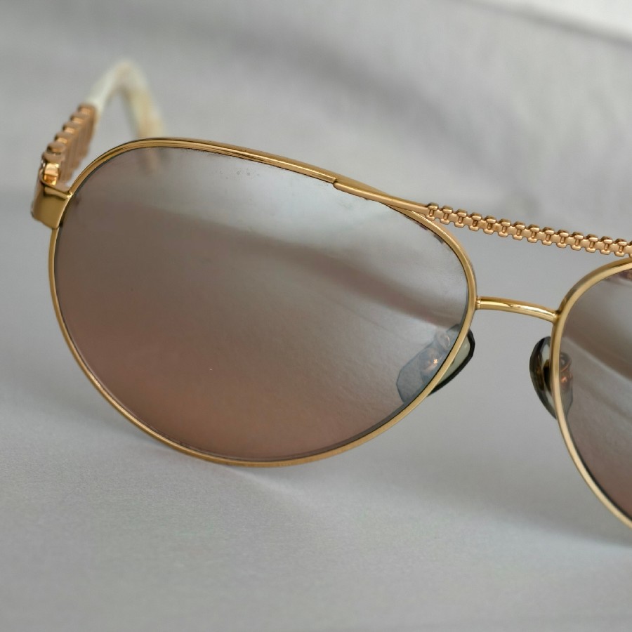 Chopard-Sunglasses-Gold-Metal-Frame-with-Gold-Hardware #RSEC-1 (6)