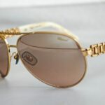 Chopard Sunglasses Gold Metal Frame with Gold Hardware #RSEC-1 - Image 6