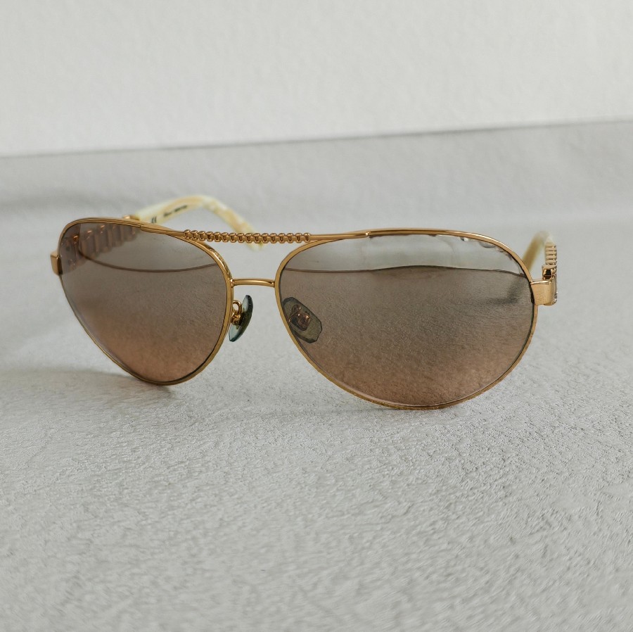 Chopard-Sunglasses-Gold-Metal-Frame-with-Gold-Hardware #RSEC-1 (8)