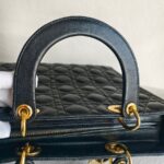 Christian Dior Lady Dior Large Black Lambskin with Gold Hardware #RSET-2 - Image 23
