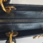 Christian Dior Lady Dior Large Black Lambskin with Gold Hardware #RSET-2 - Image 11