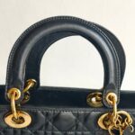 Christian Dior Lady Dior Large Black Lambskin with Gold Hardware #RSET-2 - Image 21