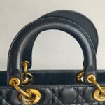Christian Dior Lady Dior Large Black Lambskin with Gold Hardware #RSET-2 - Image 22