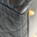 Christian Dior Lady Dior Large Black Lambskin with Gold Hardware #RSET-2 - Image 17